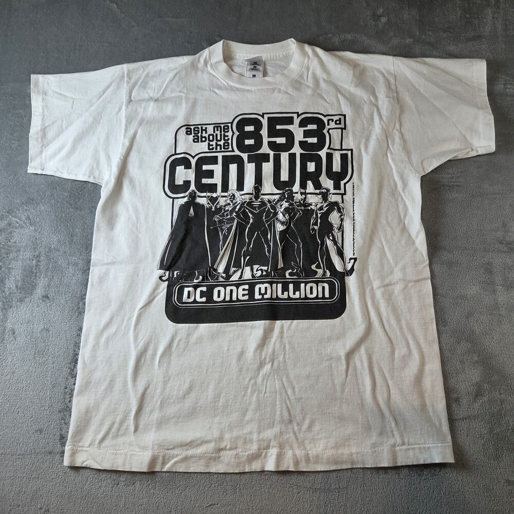 Vtg Single Stitch DC Comics Men’s XL 853rd Century DC One Million T-Shirt
